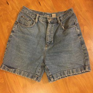 Vintage high waisted mom jean shorts